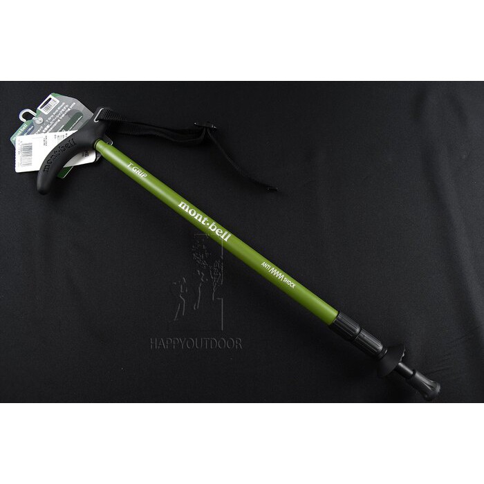 Mont Bell T Grip Anti Shock T把避震登山杖 Thym 綠色 Z801 蝦皮購物