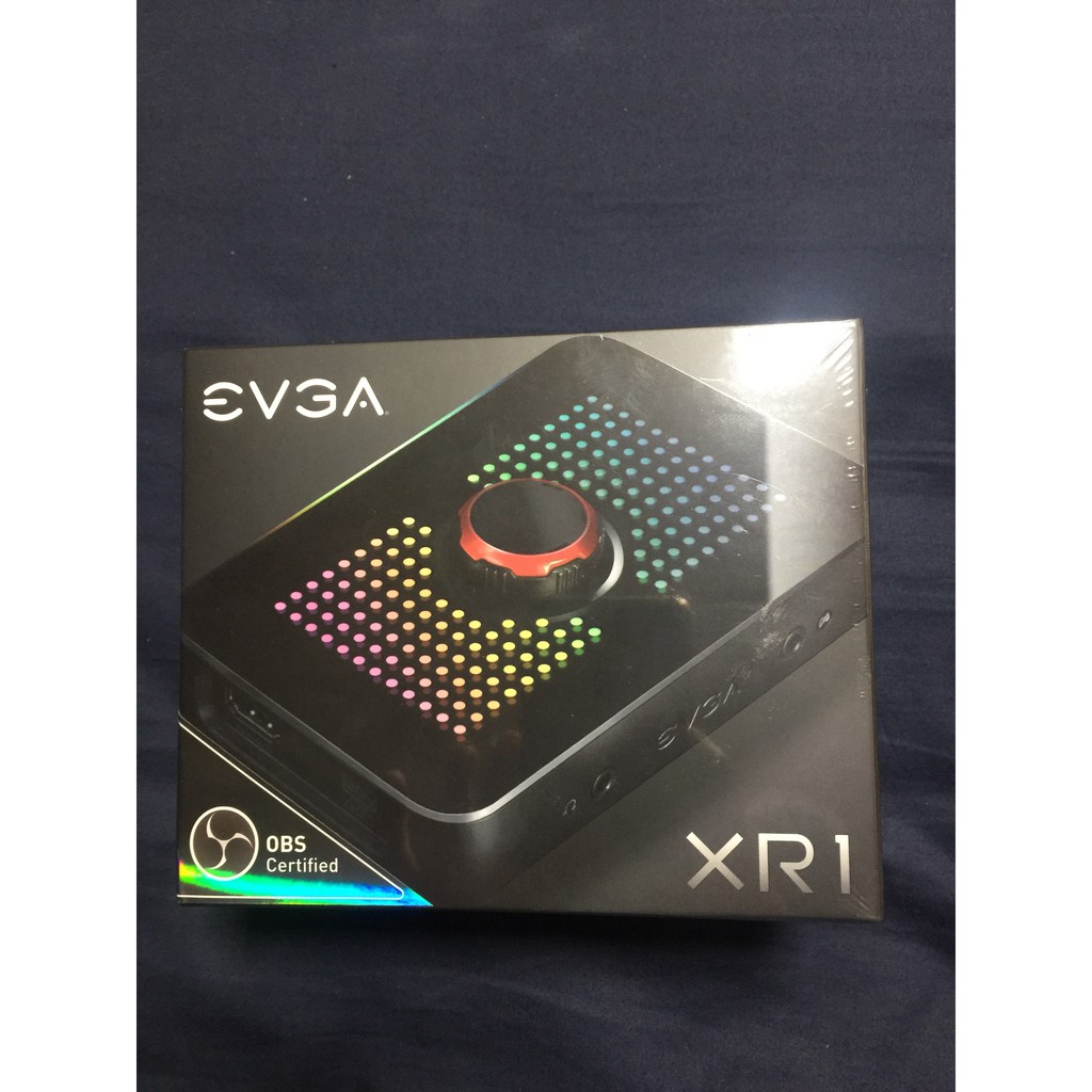 EVGA XR1 實況擷取盒 /4K 60fps HDR直通/通過控制轉盤內置音頻混音器/通過OBS™