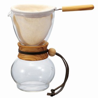 HARIO DPW1 DPW3 DPW3OV 濾布手沖咖啡壺 橄欖木 240ml 480 ml 爍咖啡 深咖啡