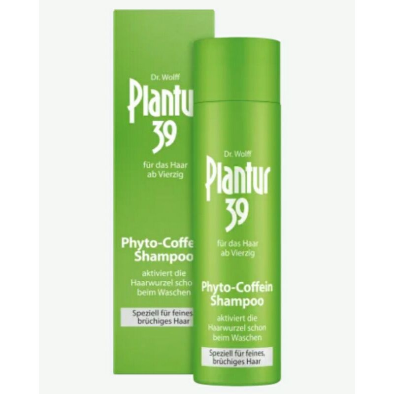 (開發票)德國 Plantur 39 植物性咖啡因洗髮露 250ml(細髮)