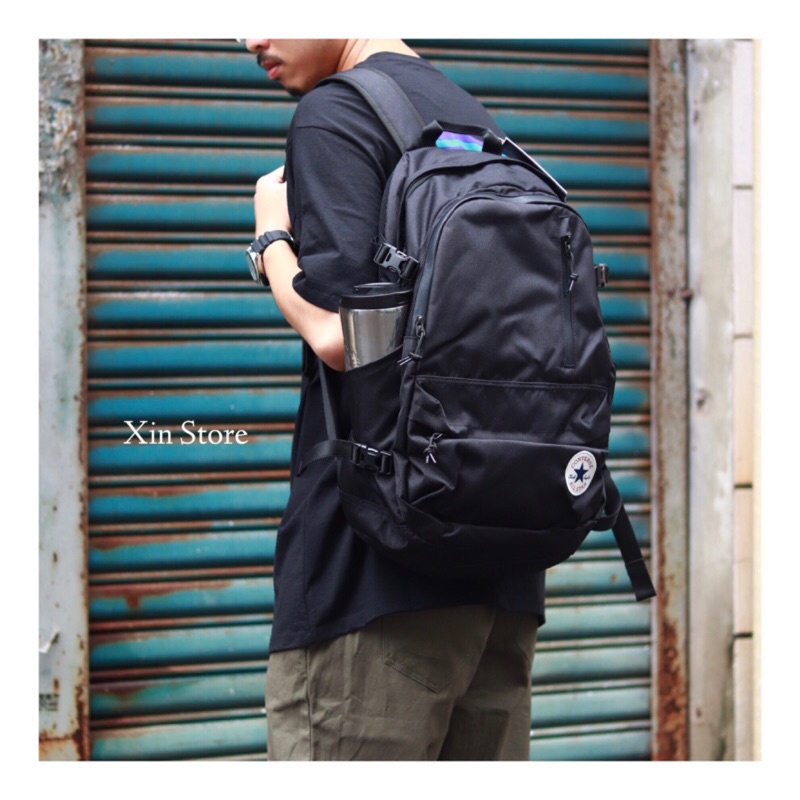 海外出货Xin Store🔹Converse All Star Backpack 多夾層電繡Logo 後 