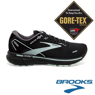 【BROOKS】女 GTX平穩型避震緩衝運動健行鞋『黑/青綠』120355