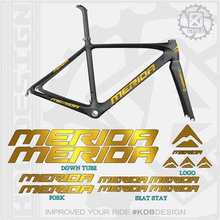 MERIDA 定製車架貼花公路自行車 Klaten 自行車貼花自行車貼紙