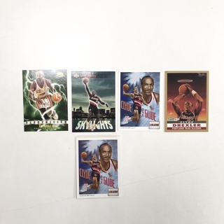 早期 NBA CLYDE DREXLER 雷電卡 畫卡 籃球卡 球員卡 收藏卡