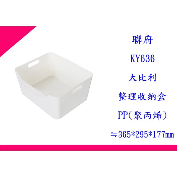 ∮出現貨∮ 運費80元 聯府 KY636 大比利整理收納盒 台灣製