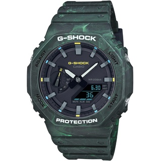 CASIO G-SHOCK 神秘森林系列農家橡樹計時錶/GA-2100FR-3A