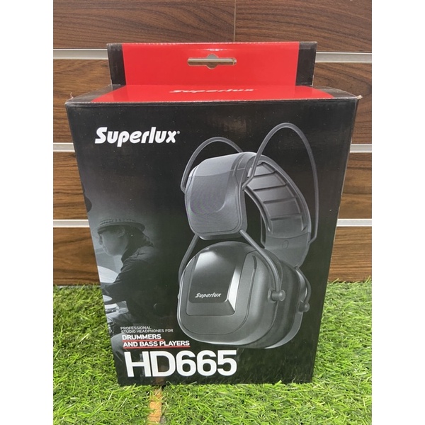 【傑夫樂器行】Superlux HD665 鼓手 低音樂器 監聽耳機 電子鼓 貝斯 錄音適用