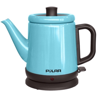 POLAR普樂 0.8L不鏽鋼經典電茶壺 PL-1739 藍 廠商直送