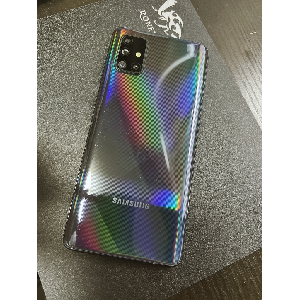 二手 Samsung A71 4G 9成新 盒裝 遠傳直營門市購買 中古 空機