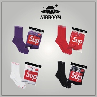 AirRoom全新正品現貨 Supreme HANES CREW SOCKS 4-pack 襪子 長襪 一包 單雙