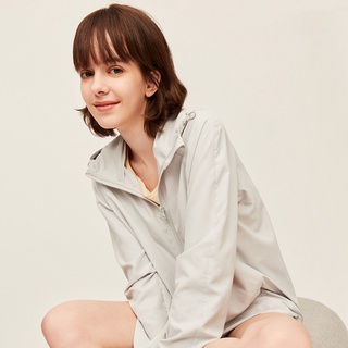 OhSunny 抗UV防曬連帽外套寬鬆戶外防紫外線上衣女士UPF50+