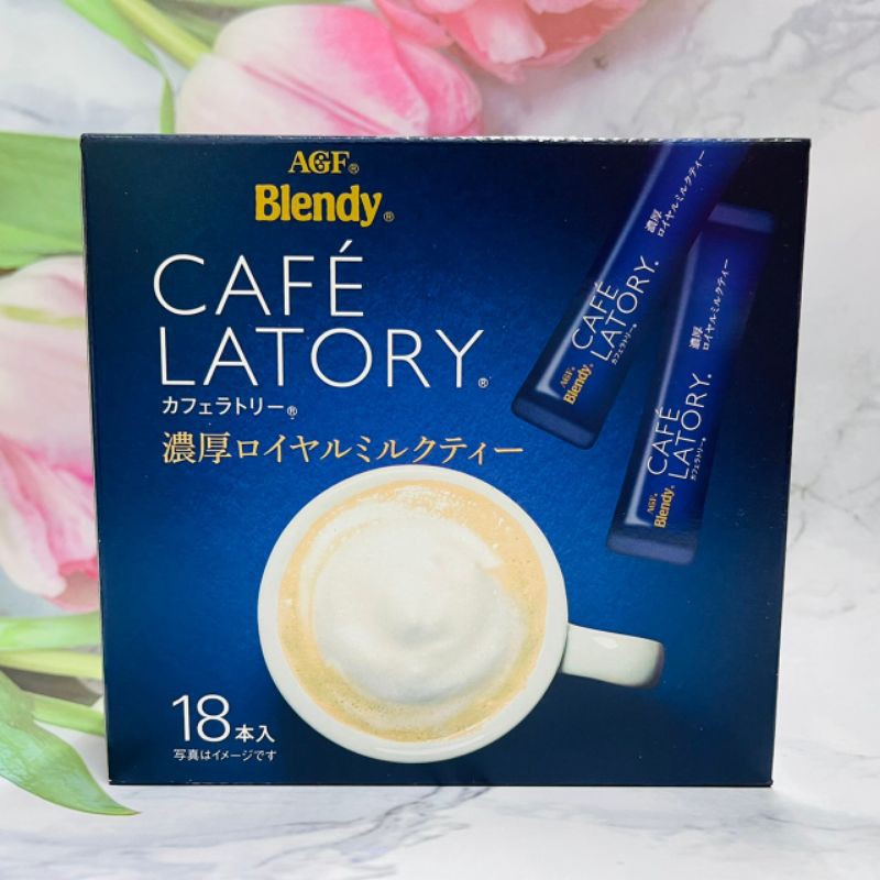 ［出清良品］AGF Blendy 18入濃厚奶茶隨身包196g/盒(效期到2024.3，請確認了效期再下單。）