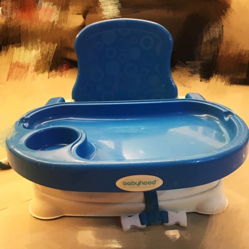 Babyhood 二手寶藍色嬰兒餐椅 限新竹自取或宅配