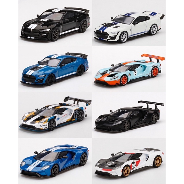 正版授權 1/64 經典 Ford 福特 野馬 MINI GT 合金模型車