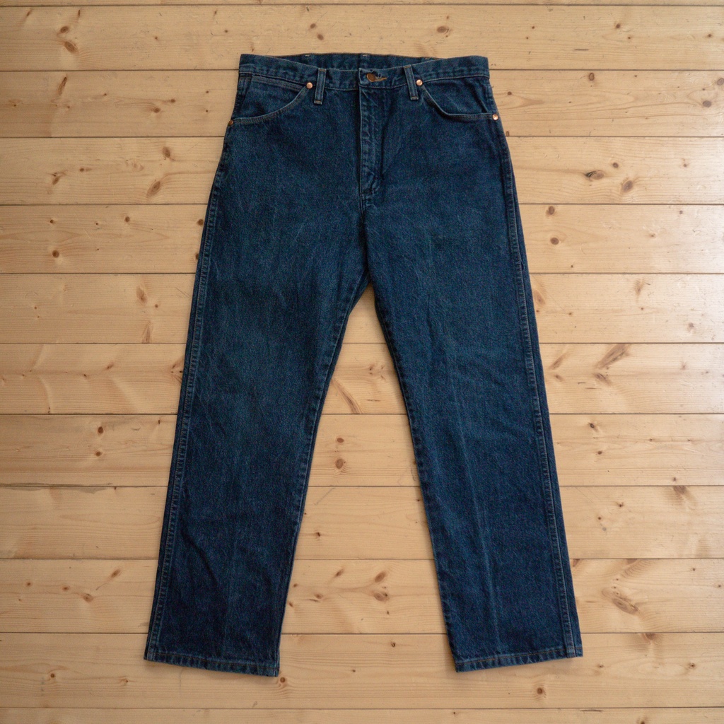《白木11》🇺🇸 90s vintage Wrangler denim 13MWZ 美國 藍哥 原色 直筒 牛仔褲 丹寧