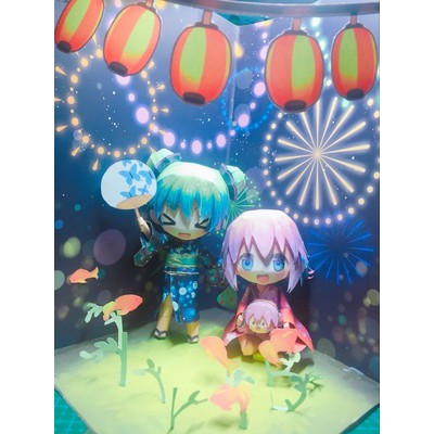 初音未來 金魚花火立體紙模型紙模同萌會 紙漫糖原創手工diy 3d 摺紙折紙折一折紙製品同人 蝦皮購物