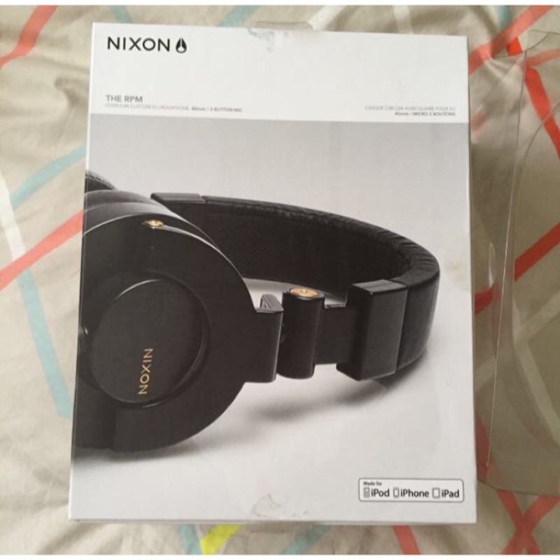 原購買價9000 全新 Nixon 耳機 黑金