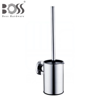 《BOSS》304不鏽鋼馬桶刷架 D-15009 不銹鋼亮面 附馬桶刷 桶身可取出清洗 台灣製造