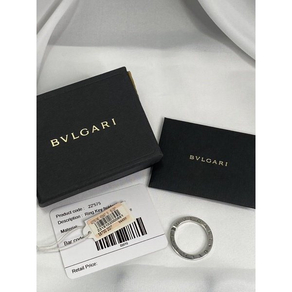 Bvlgari Tiffany 純銀鑰匙圈 全新專櫃正品