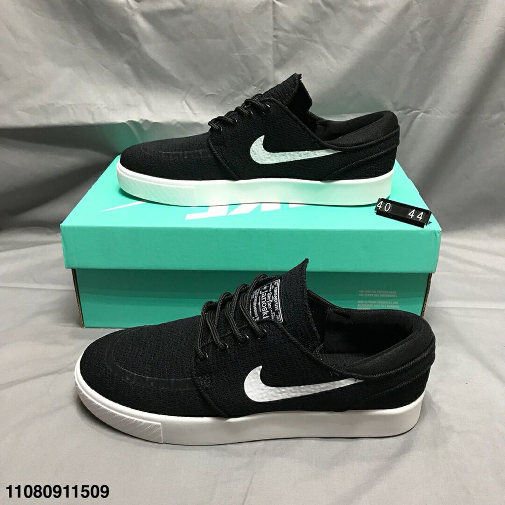 yuancc111代購耐吉Nike SB Stefan Janoski 經典黑白男子休閑板| 蝦皮購物