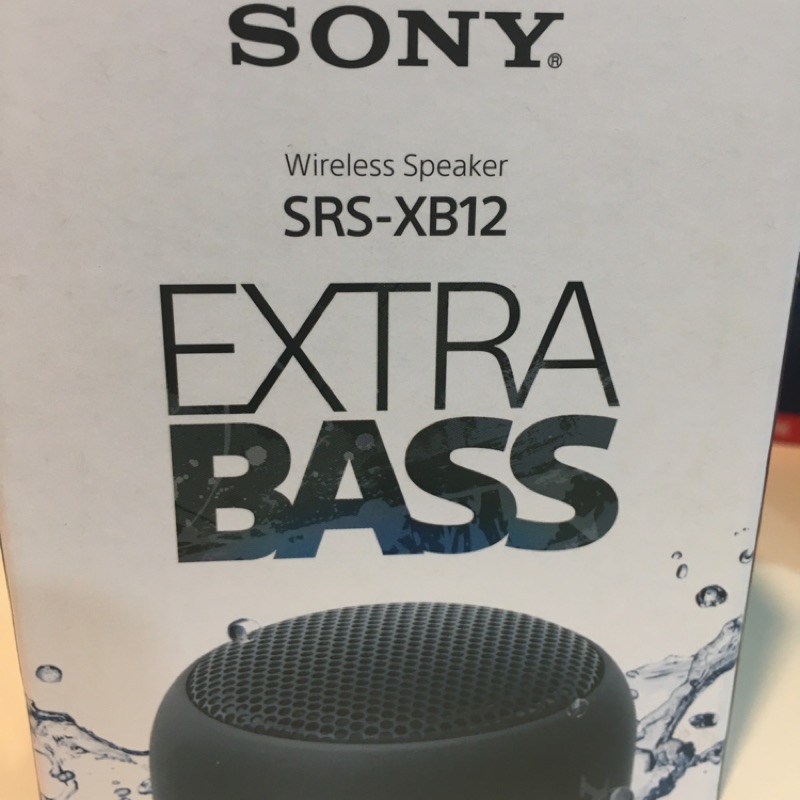 SONY SRS-XB12  EXTRA BASS 黑色款