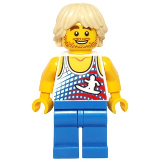 【台中翔智積木】LEGO 樂高 人偶 10244 Strong Man Challenger 強壯的男子 (twn20)