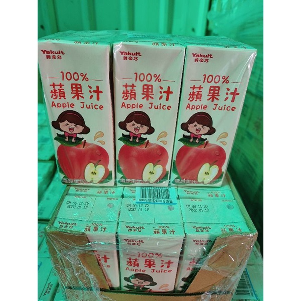 養樂多～蘋果汁～鮮豆漿200ml 6入裝