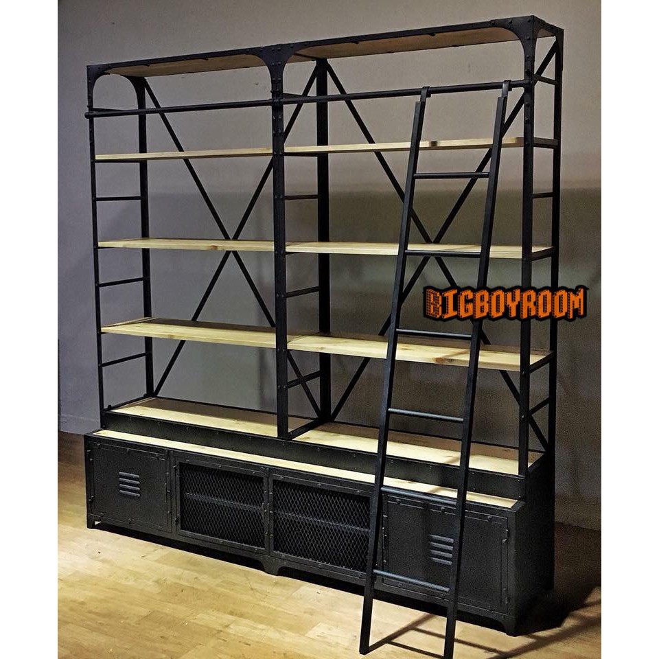 【BIgBoyRoom】書架 書櫃 訂製傢俱 鐵櫃/置物架/層架/展示架/樓梯/工業風家具/客製化設計