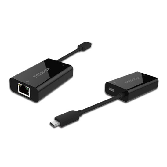 Toshiba 原廠USB Type-C to Ethernet RJ45 LAN Adapter USB乙太網路轉換器