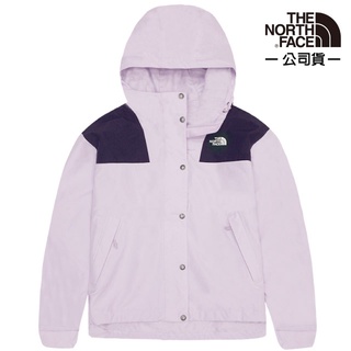 【The North Face】女 3效能 防水透氣防風耐磨連帽外套(亞洲版)/夾克.風雨衣/7QSI-6S1 紫