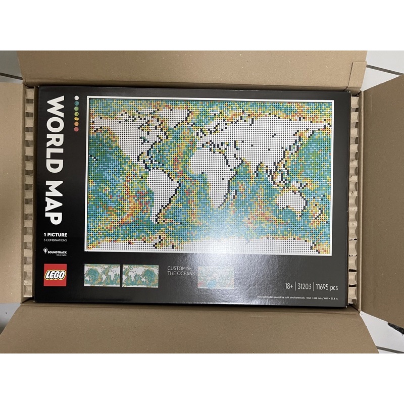 售 全新 LEGO 樂高 31203 世界地圖 微盒損 台中/新竹/台南可自取