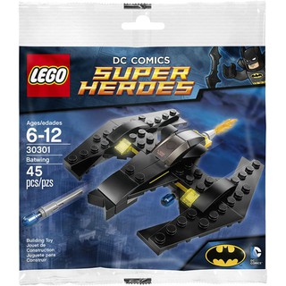 【臺中翔智積木】LEGO 樂高 DC Super Heroes 30301 Batwing 蝙蝠飛機 polybag