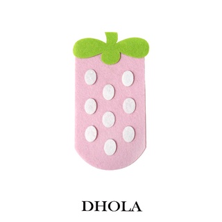 DHOLA｜【 多色 - 草莓手機包材料包 】不織布 材料包 團體教學 朵拉手藝