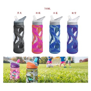 《iBuy限時特價》單層D1玻璃系列 細版吸管式 700ML 美國直購 CamelBak Eddy防漏水壺