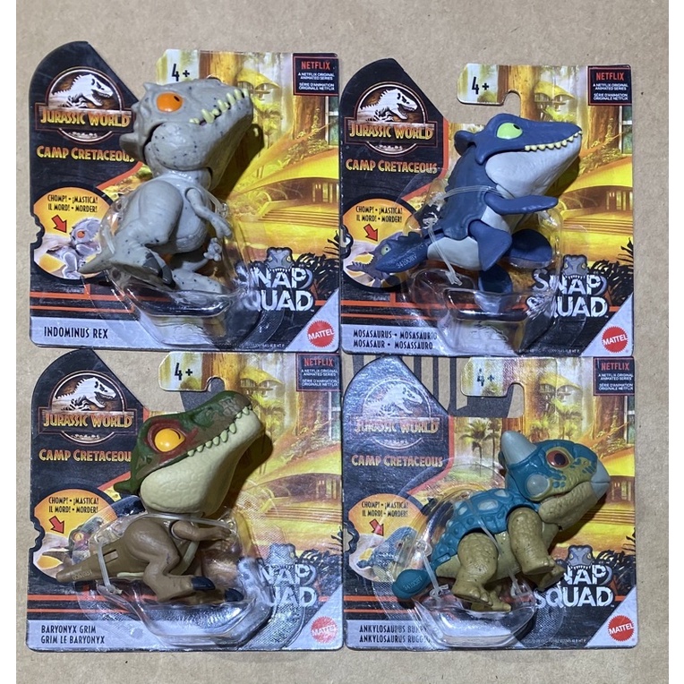 MATTEL 美泰兒 侏羅紀世界 Q版恐龍系列 恐龍  一套4款販售