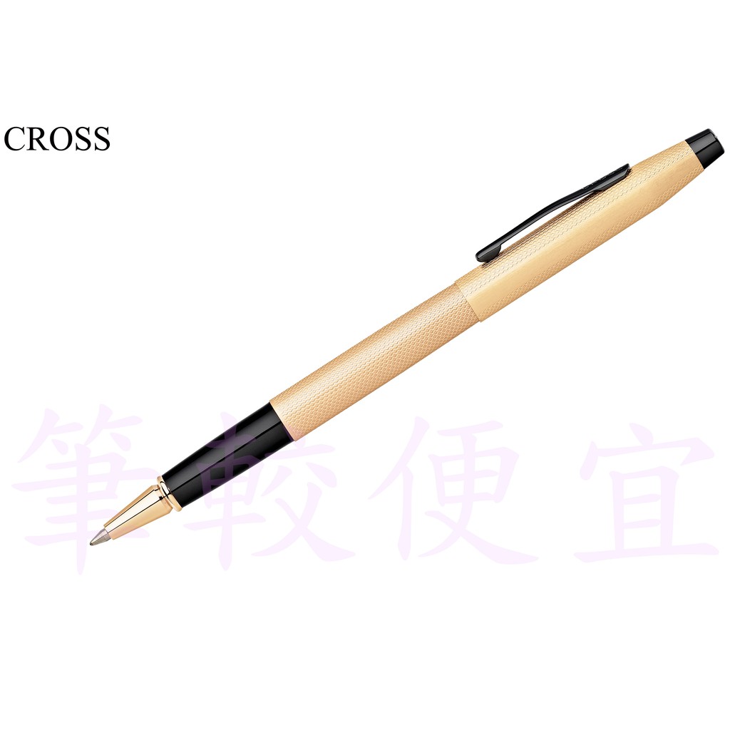 【筆較便宜】CROSS高仕 世紀玫瑰金蝕刻鑽石圖騰鋼珠筆 AT0085-123