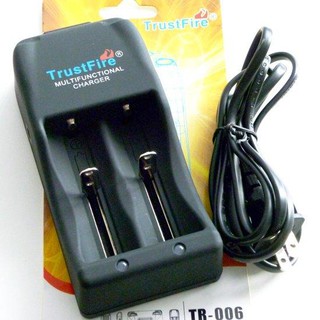 TrustFire TR-006 雙充高速充電器3.0v 4.2v智慧雙電壓切換 可充電鋰電池26650 18650 Q