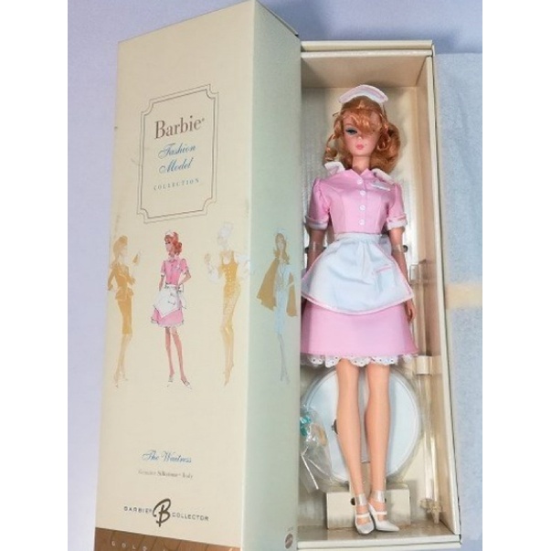 保留絕版芭比ST 女僕THE WAITRESS Silkstone Career Barbie Doll Mattel