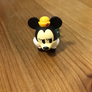 Takara tomy 迪士尼米妮 託腮 趴睡公仔 擺飾 扭蛋