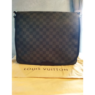 Louis Vuitton Damier Graphite MM LV 棋盤格 郵差包 / 信差包 / 公事包 二手正品