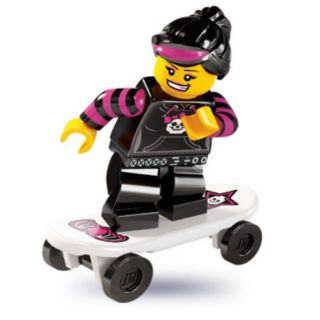 [BrickHouse] LEGO 樂高 8827 6代 12號 滑板女孩 夾鏈袋包裝無原外袋 全新