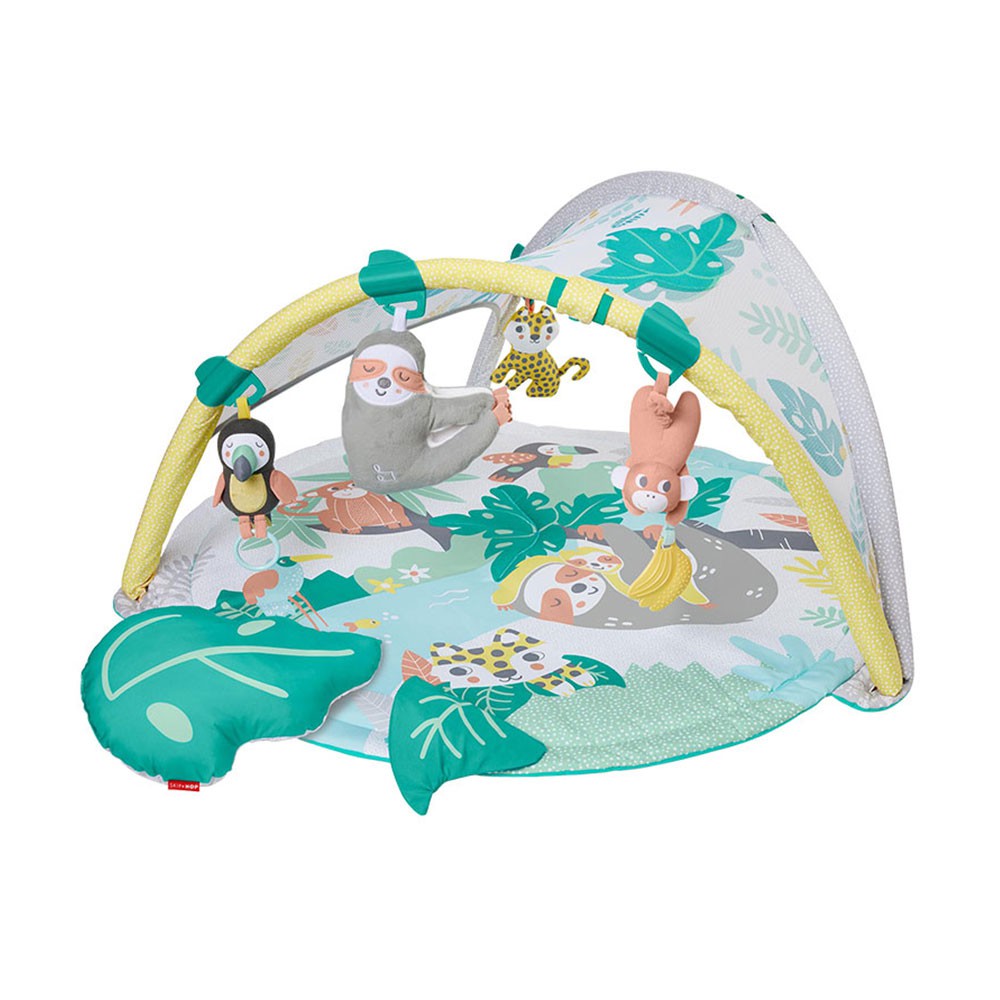 【美國Skip Hop】寶寶五感玩具-熱帶雨林健力架遊戲墊 嬰兒玩具 skiphop健力架（LAVIDA官方直營）