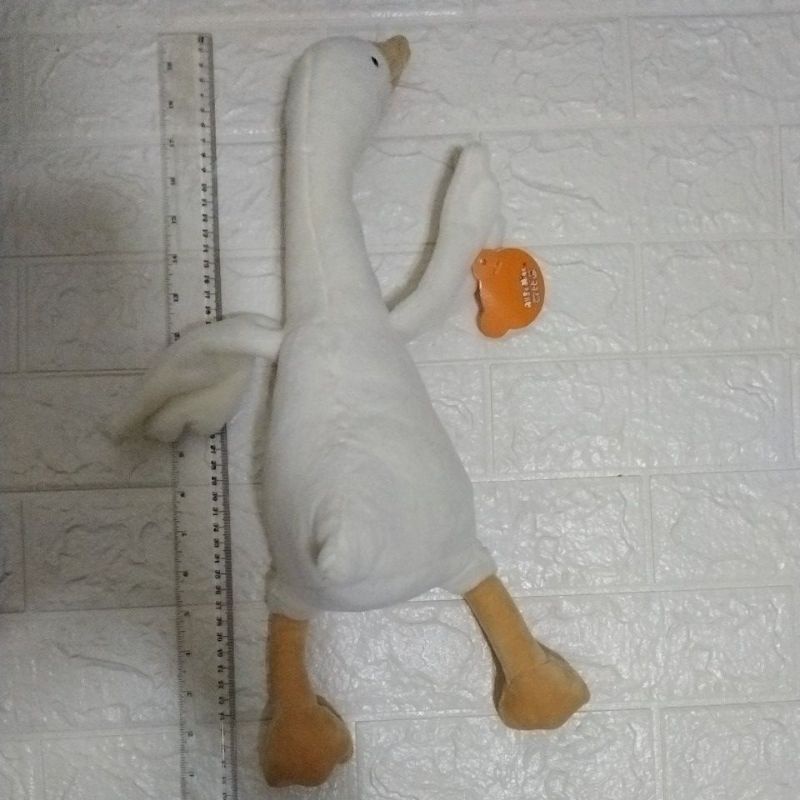 全新 現貨 微型 巨無霸 44公分 鵝 鵝鵝 鵝鵝鵝 娃娃 擺飾 抱枕 公仔 屁股有置重 品味 鵝媽媽 可愛 搞怪 玩偶