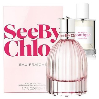 ☆YOYO小棧☆ See by Chloe Eau Fraiche 女性淡香水 50ML 搭贈幸福果實 50ml 試用品