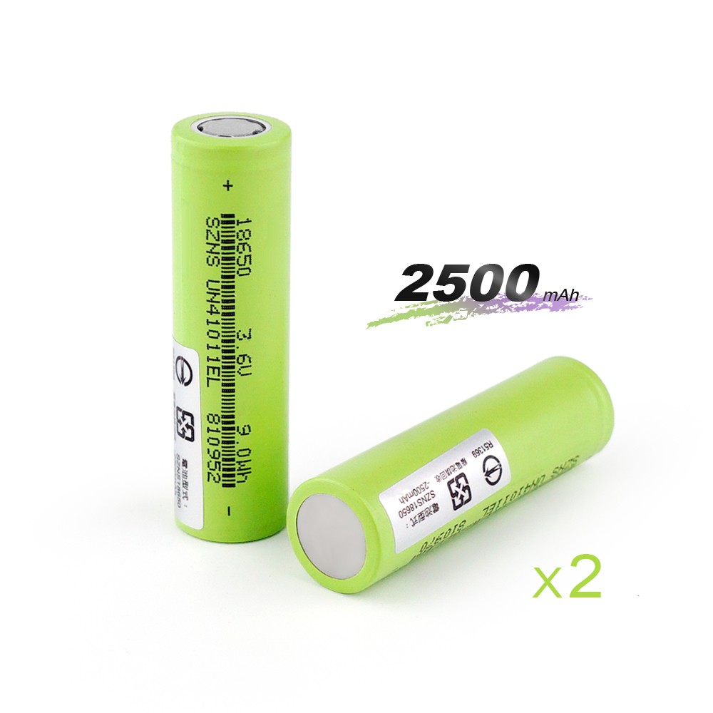 RONEVER PB002-4 / 18650鋰電池-2500mAh(兩入)