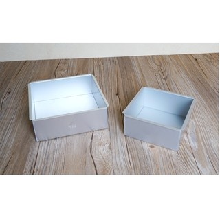 6~8吋正方活底模具 LOVE BAKE 愛烘培CAKE MOLD 鋁合金 正方活底蛋糕模 6吋 8吋正方蛋糕模