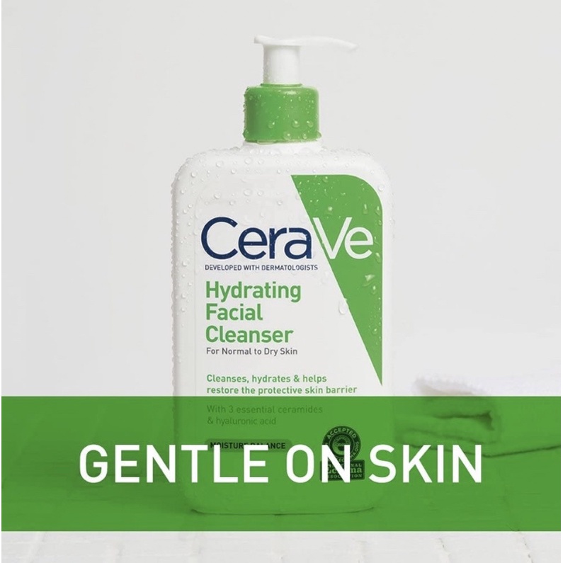CeraVe Hydrating Facial Cleanser適樂膚💚網紅醫師大推💚適用多數肌膚～溫和清潔又保濕高CP