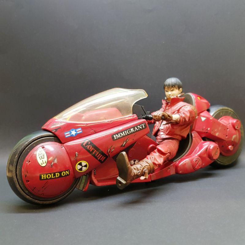 喔啦玩具店 Akira 阿基拉金田正太郎摩托車機車老玩具玩具公仔電單車 蝦皮購物