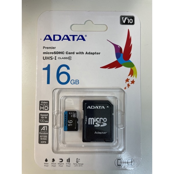 威剛 ADATA micro SDHC Premier UHS-I C10 16GB 32GB 64GB記憶卡