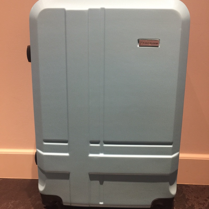 全新Kinloch Anderson金安德森24吋ABS十字條紋藍四輪行李箱